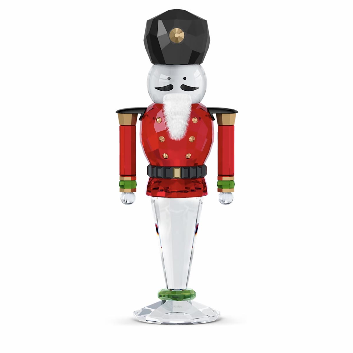 Swarovski Crystal Holiday Cheers Nutcracker in Red