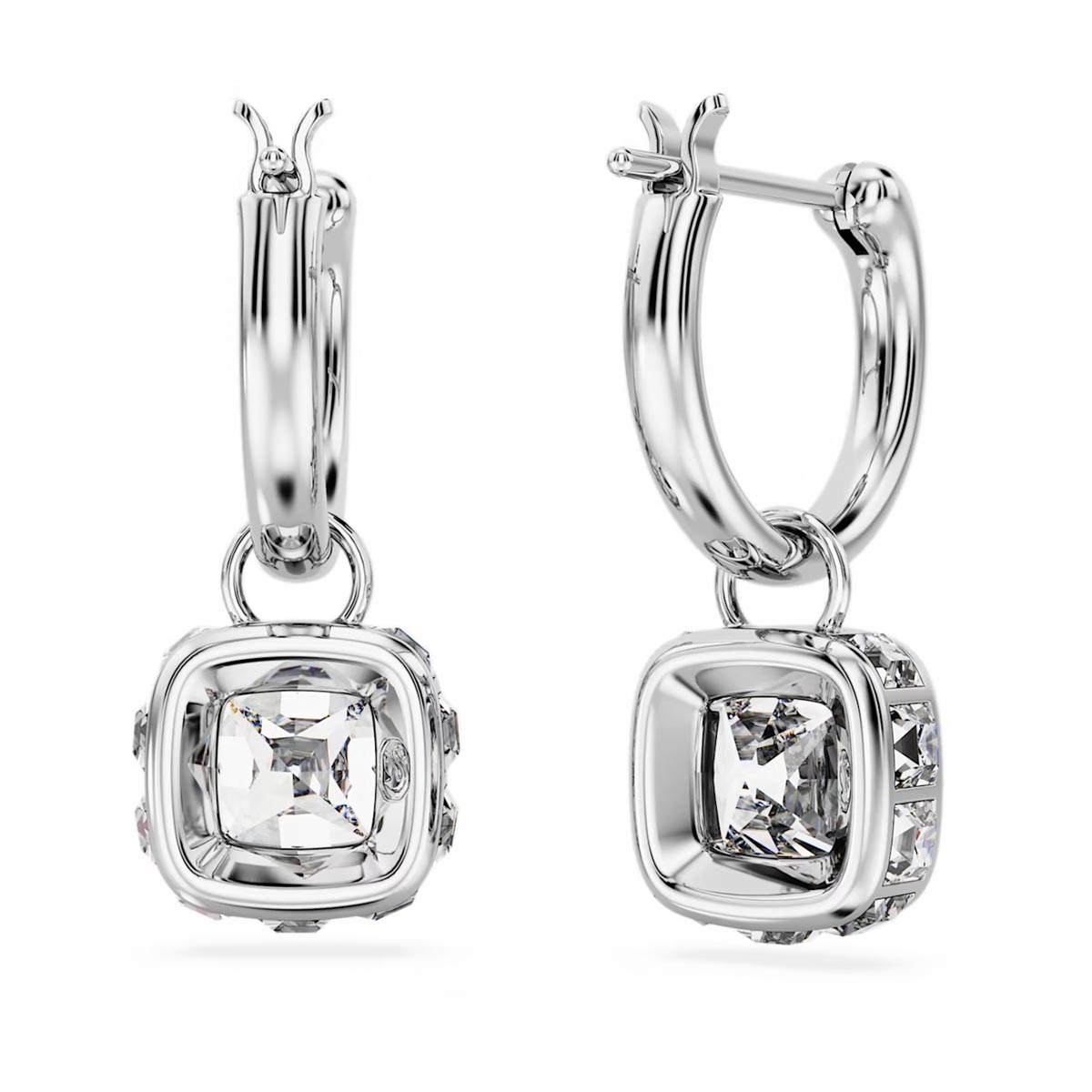 Swarovski Square Cut Stilla Drop Earrings