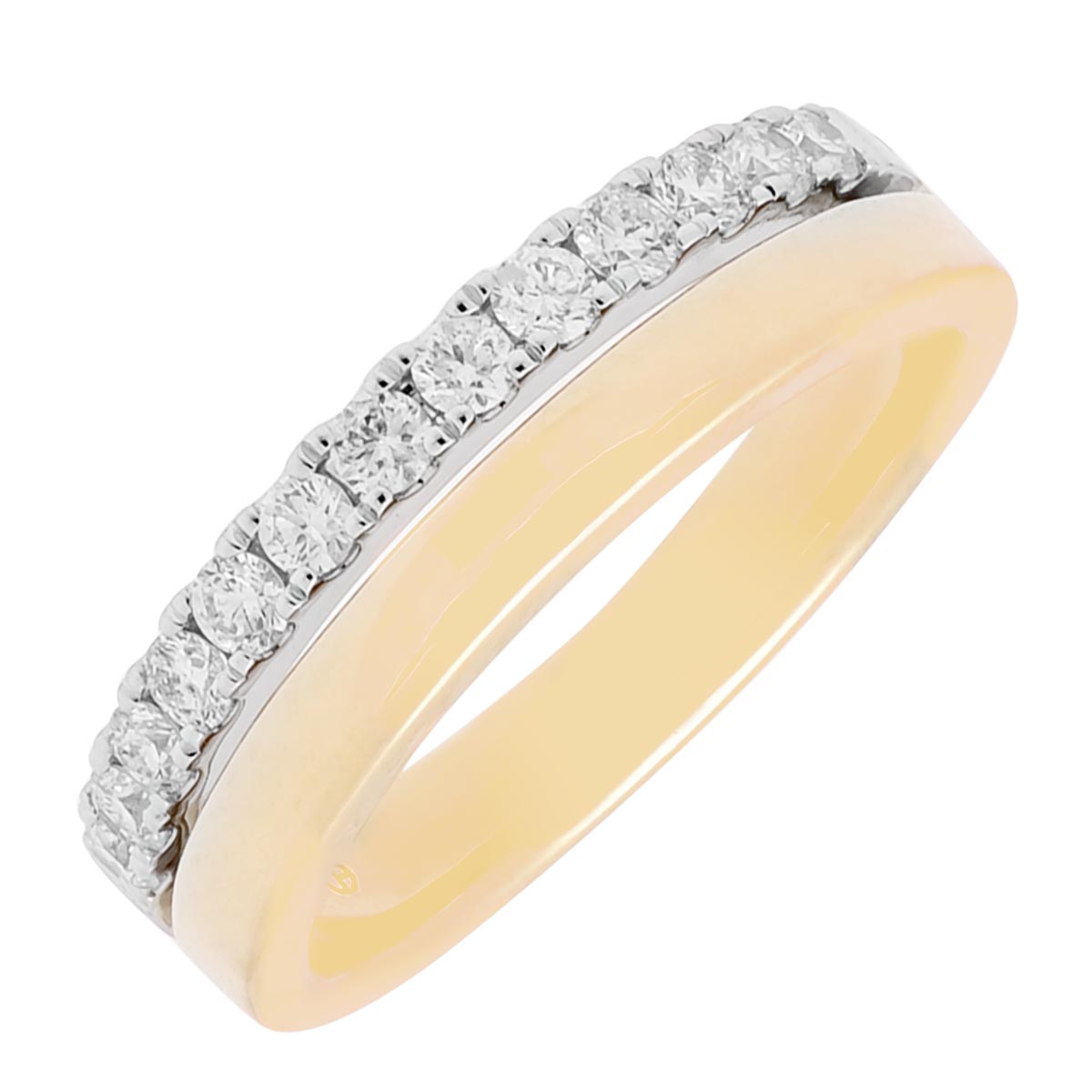 Diamond Fashion Ring in 14kt Yellow and White Gold (3/8ct tw)