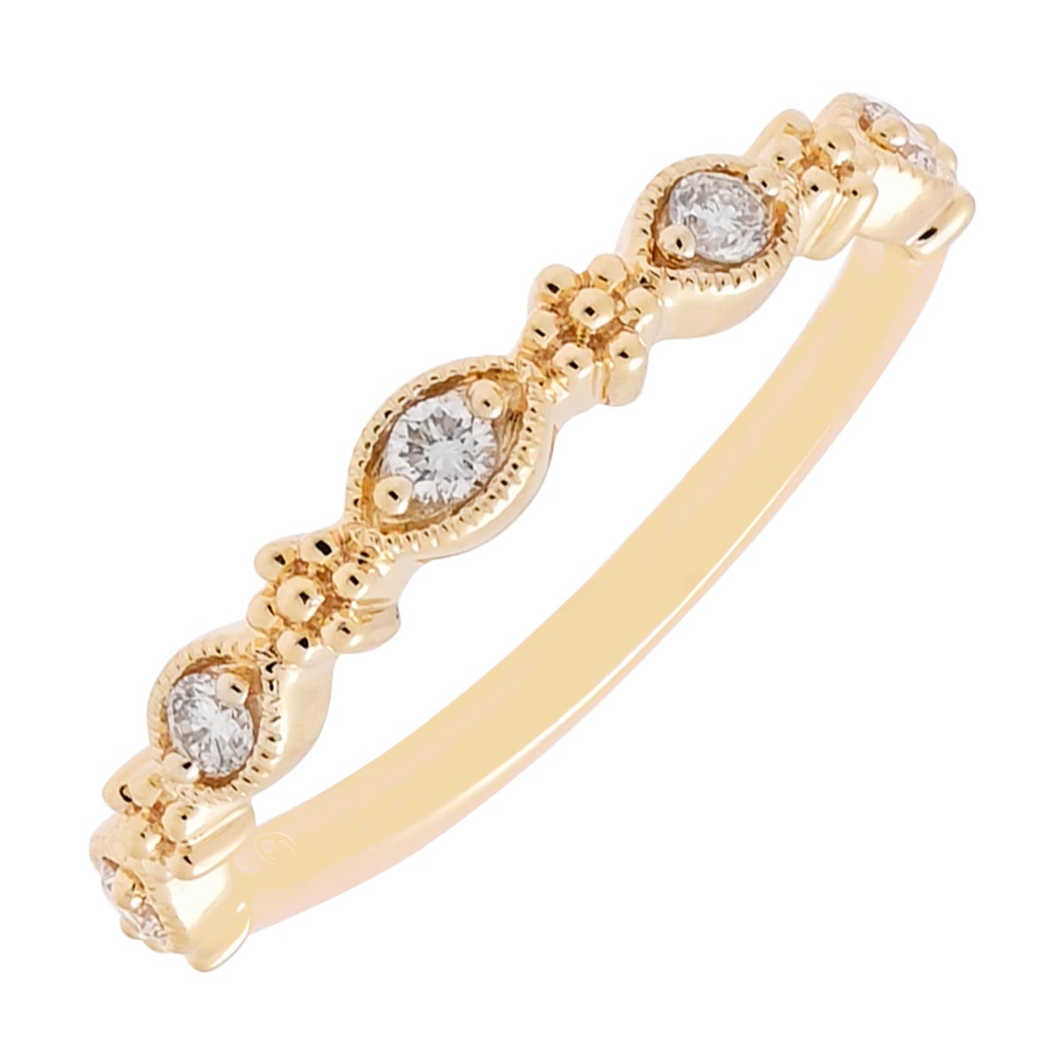 Diamond Fashion Ring in 14kt Yellow Gold (1/7ct tw)