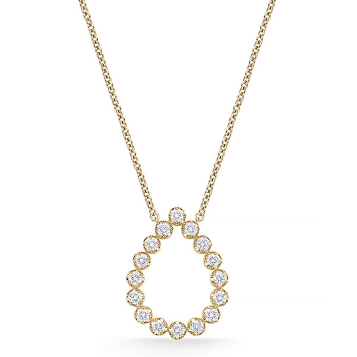 Memoire Diamond Necklace in 18kt Yellow Gold (1/2ct tw)