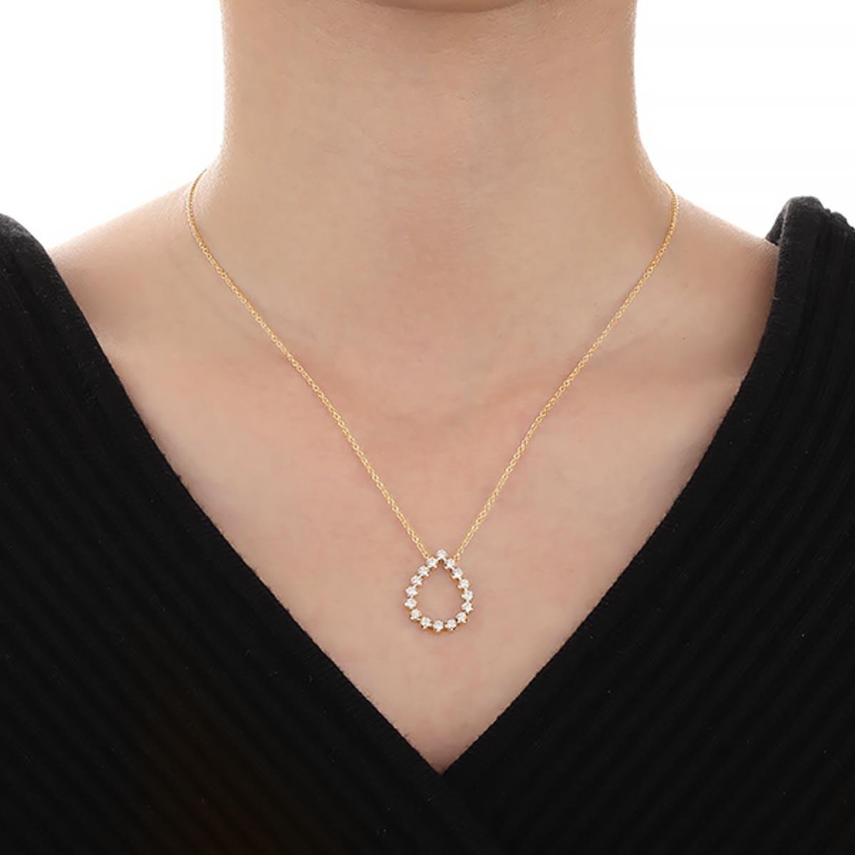 Memoire Diamond Necklace in 18kt Yellow Gold (1/2ct tw)