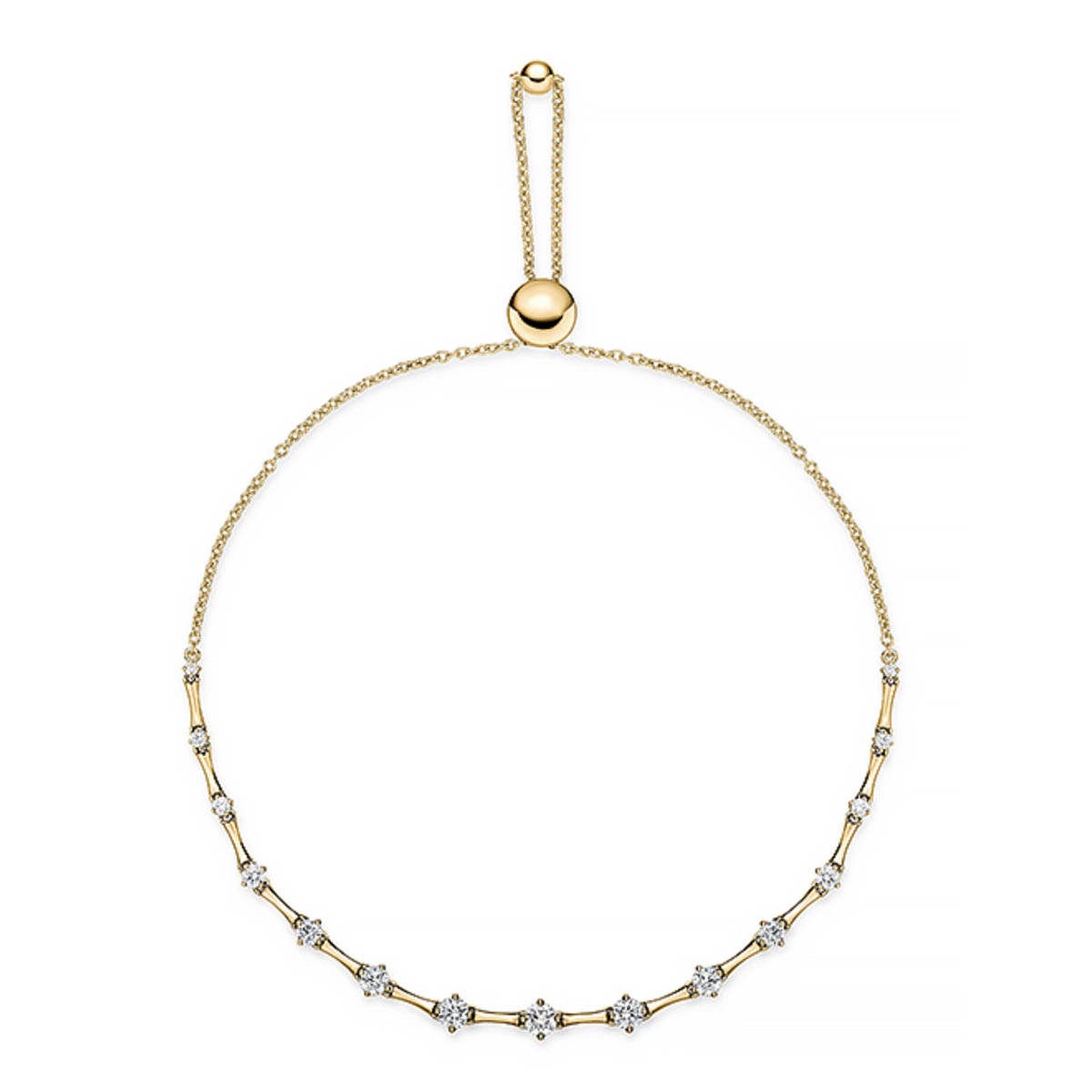 Memoire Cadence Diamond Bolo Bracelet in 18kt Yellow Gold (5/8ct tw)