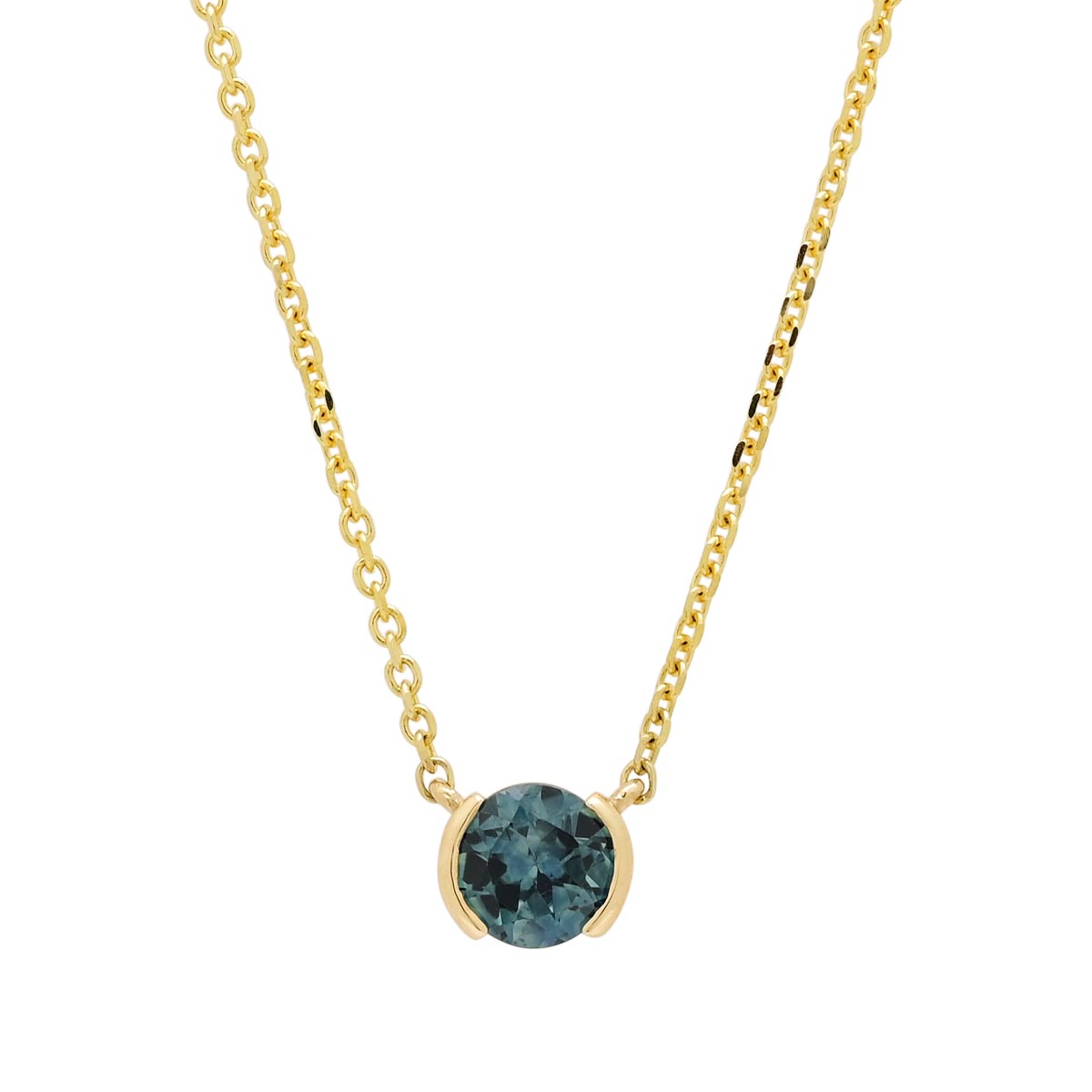 Parlé Montana Sapphire Necklace in 14kt Yellow Gold