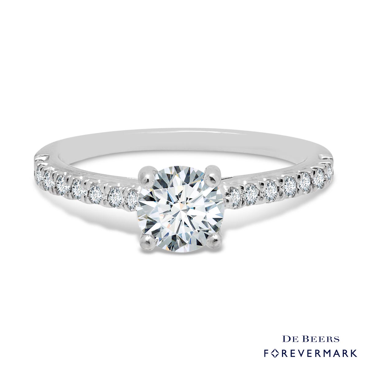 Forevermark Diamond Engagement Ring in 14kt White Gold (1ct tw)