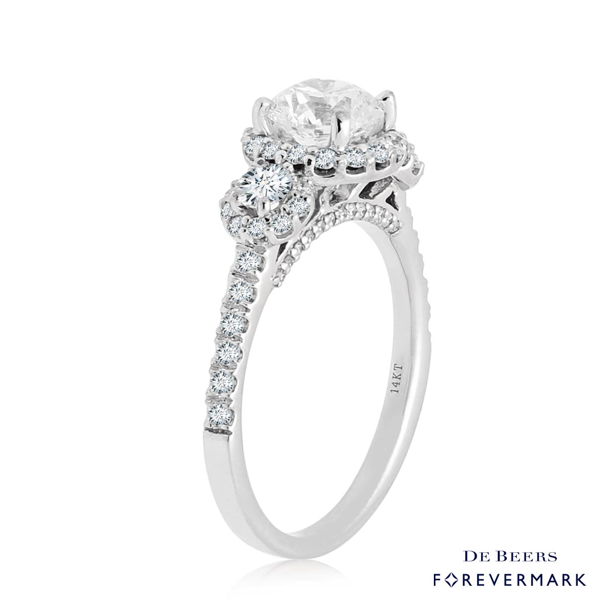 Forevermark Diamond Engagement Ring in 14kt White Gold (1 3/4ct tw)