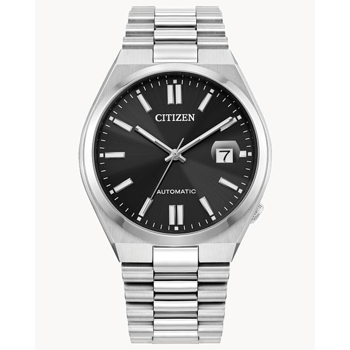 Citizen Tsuyosa Watch with Black Dial and Stainless Steel Bracelet (automatic movement)