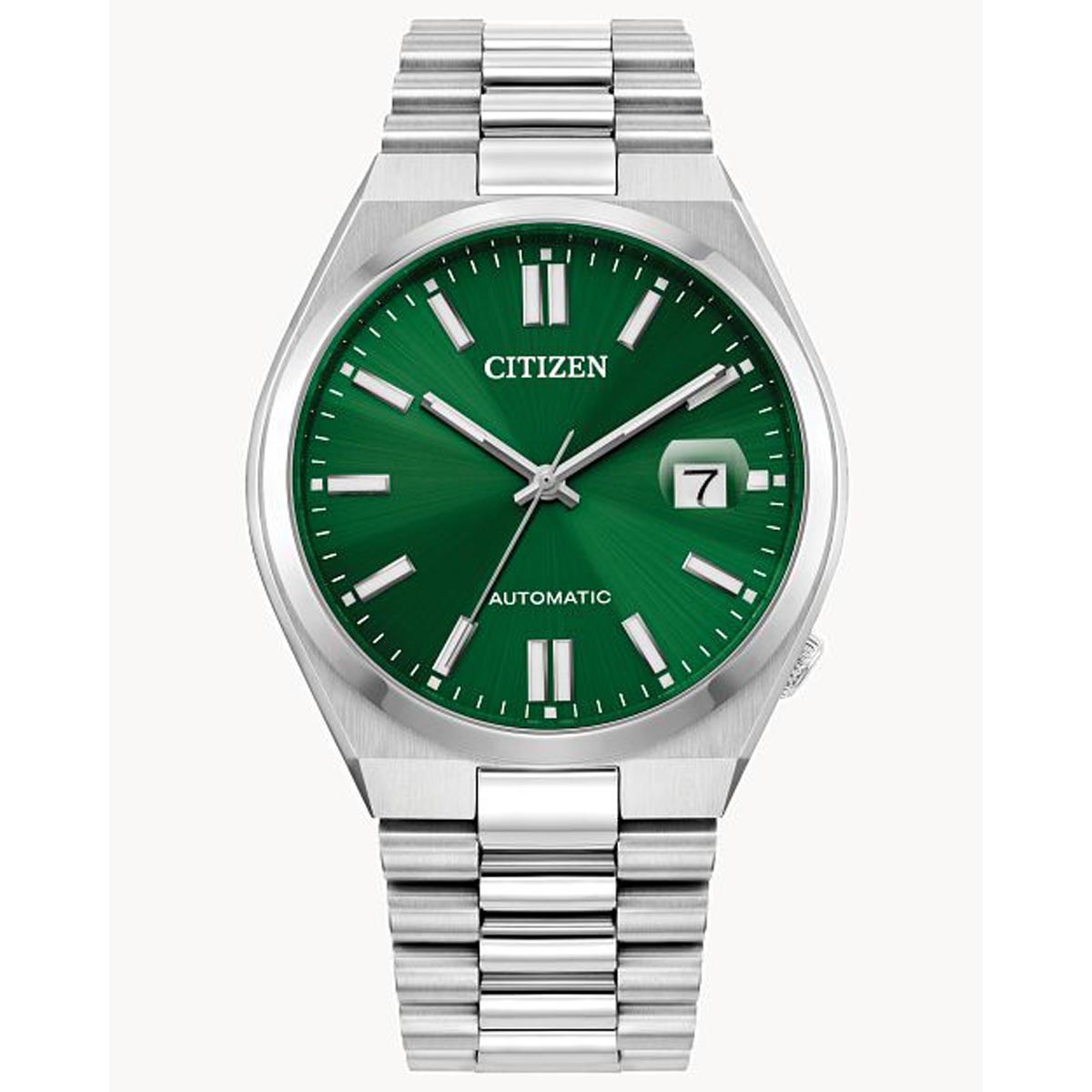 Citizen Tsuyosa Watch with Green Dial and Stainless Steel Bracelet (automatic movement)