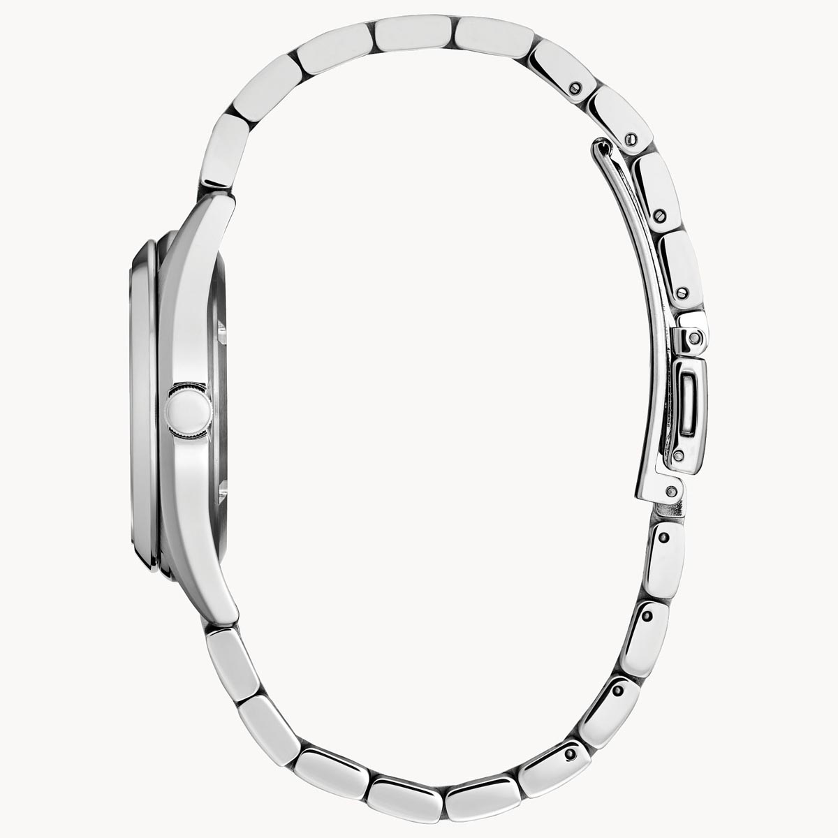 Citizen Sport Luxury Womens Diamond Watch with Blue Dial and Stainless Steel Bracelet (eco drive movement)