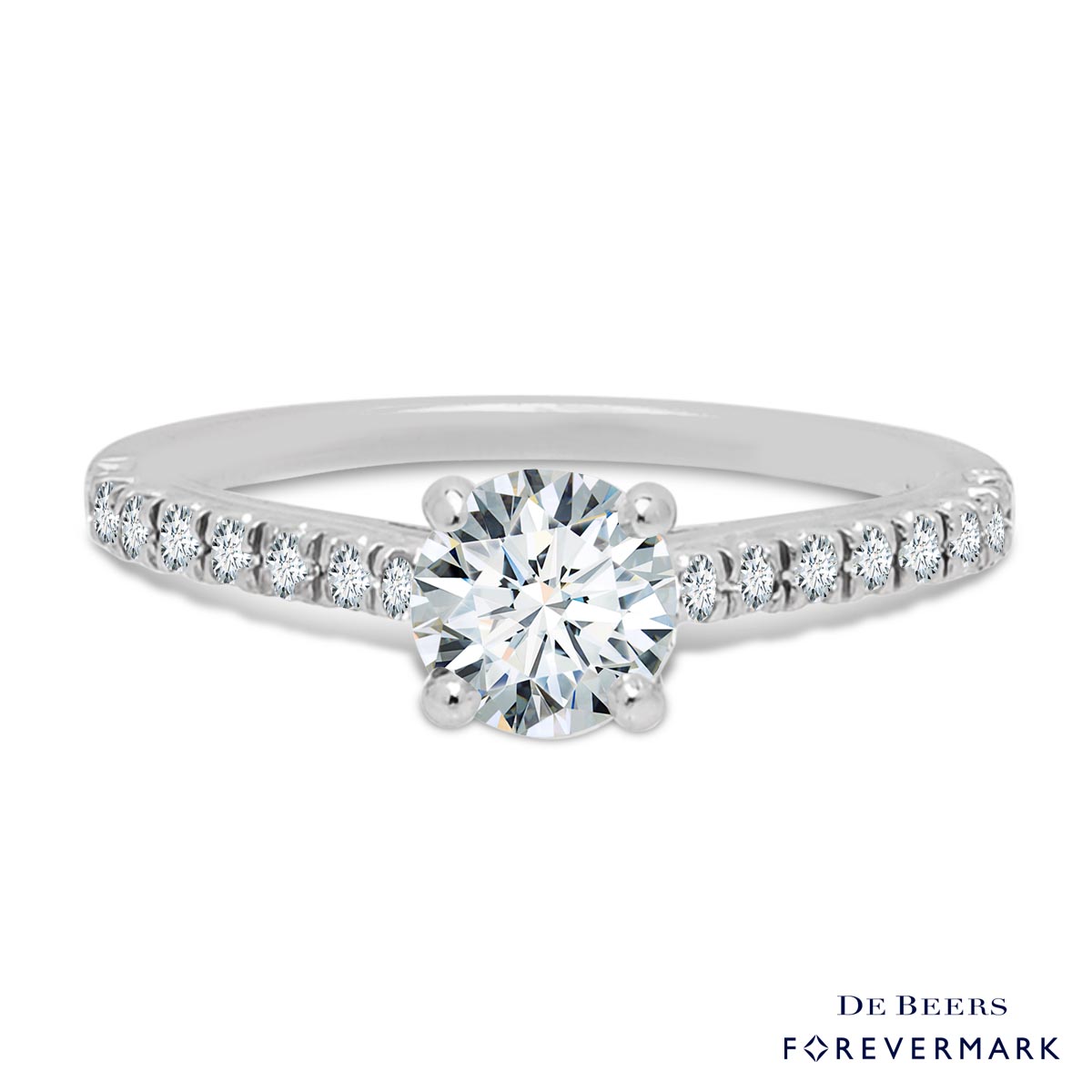 Forevermark Diamond Engagement Ring in 14kt White Gold (1ct tw)
