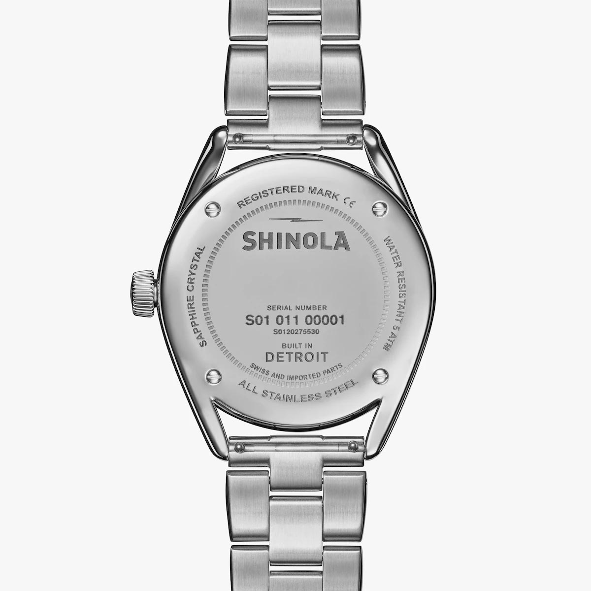 Shinola Derby 38mm Watch with Green Dial and Stainless Steel Bracelet (quartz movement)