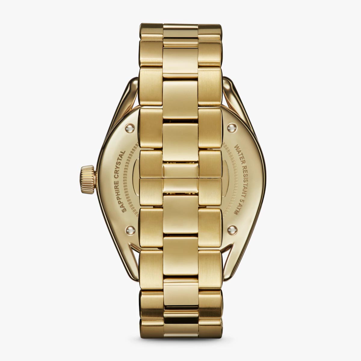 Shinola Day & Night Derby 38mm Watch with White Dial and Gold Tone Stainless Steel Bracelet (quartz movement)
