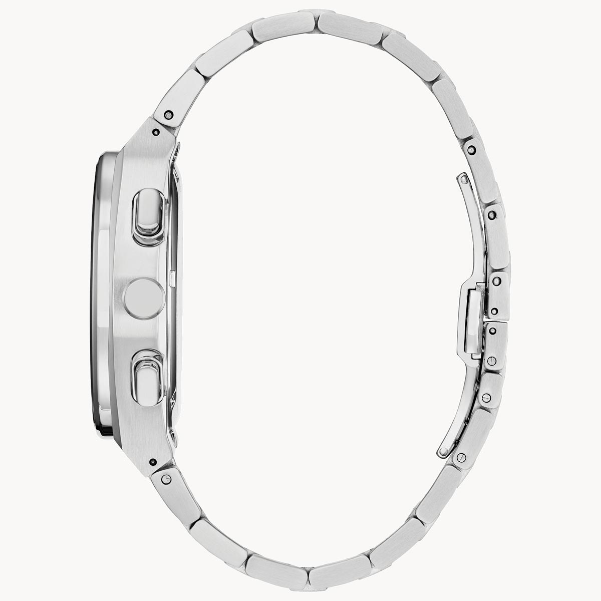 Citizen Axiom SC Mens Watch with Black Dial and Stainless Steel Bracelet (eco drive movement)