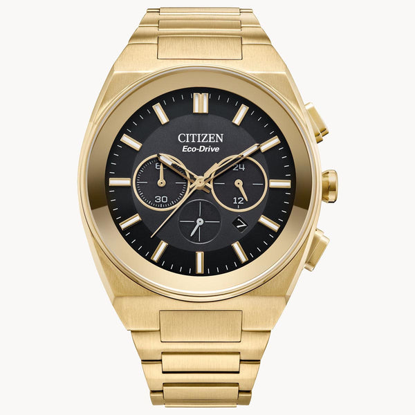 GAME & WATCH GOLD 3種セット Citizen Axiom SC Mens Watch with Black Dial and Gold Tone