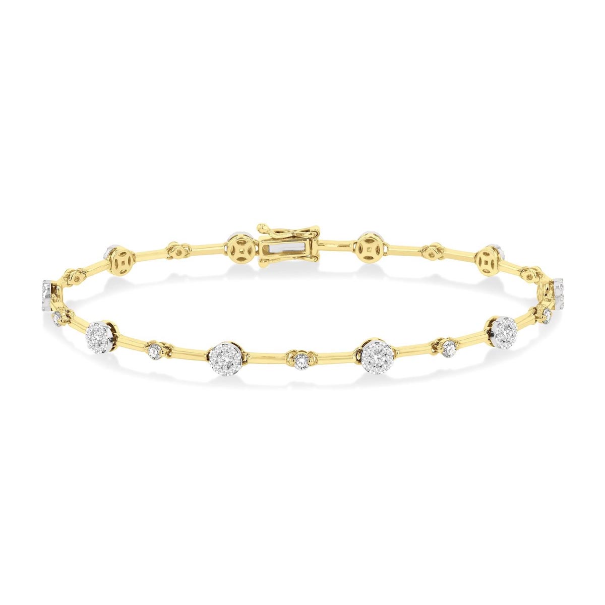 Diamond Lovebright Bracelet in 14kt Yellow Gold (1ct tw)