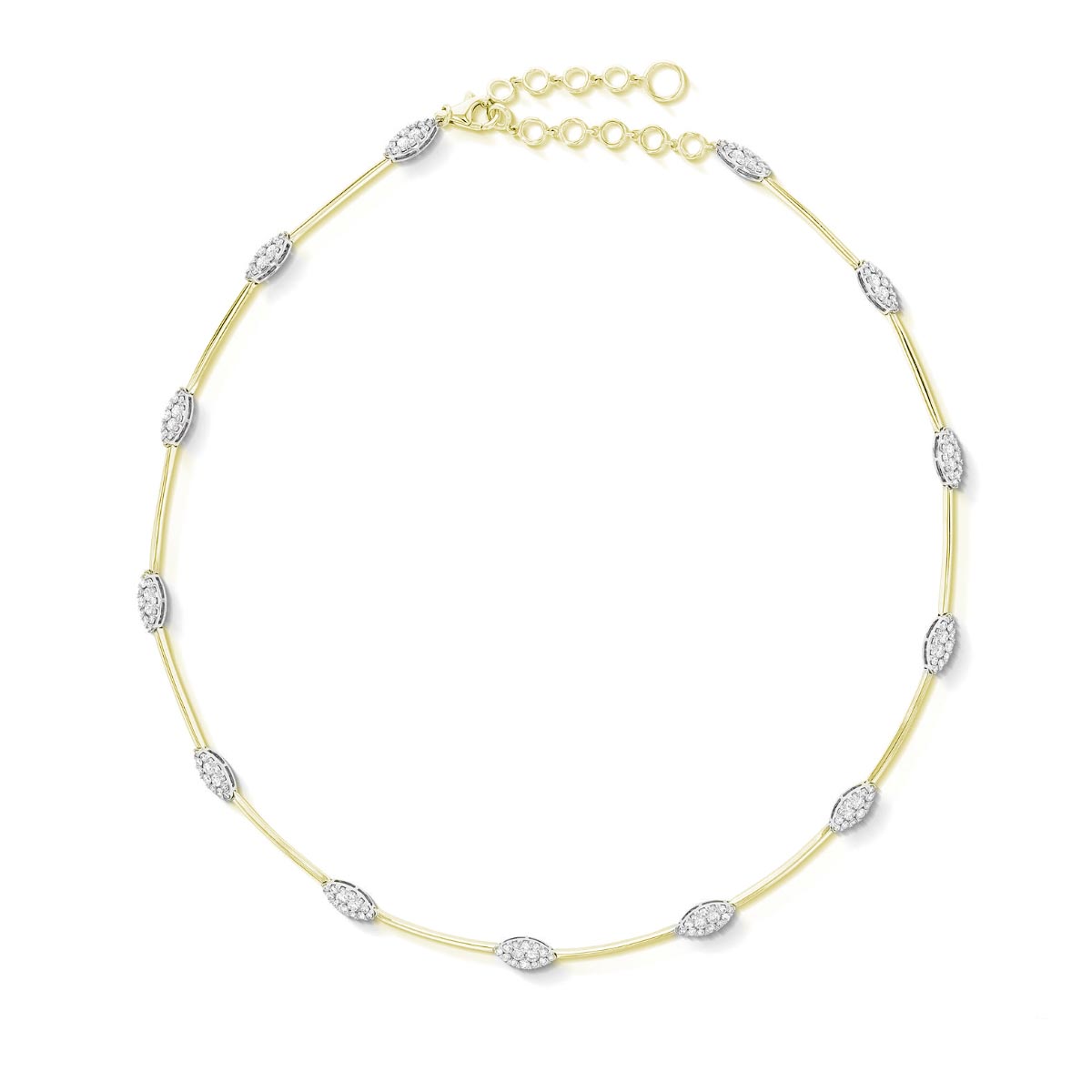 Lovebright Diamond Necklace in 18kt Yellow Gold (2 1/3ct tw)