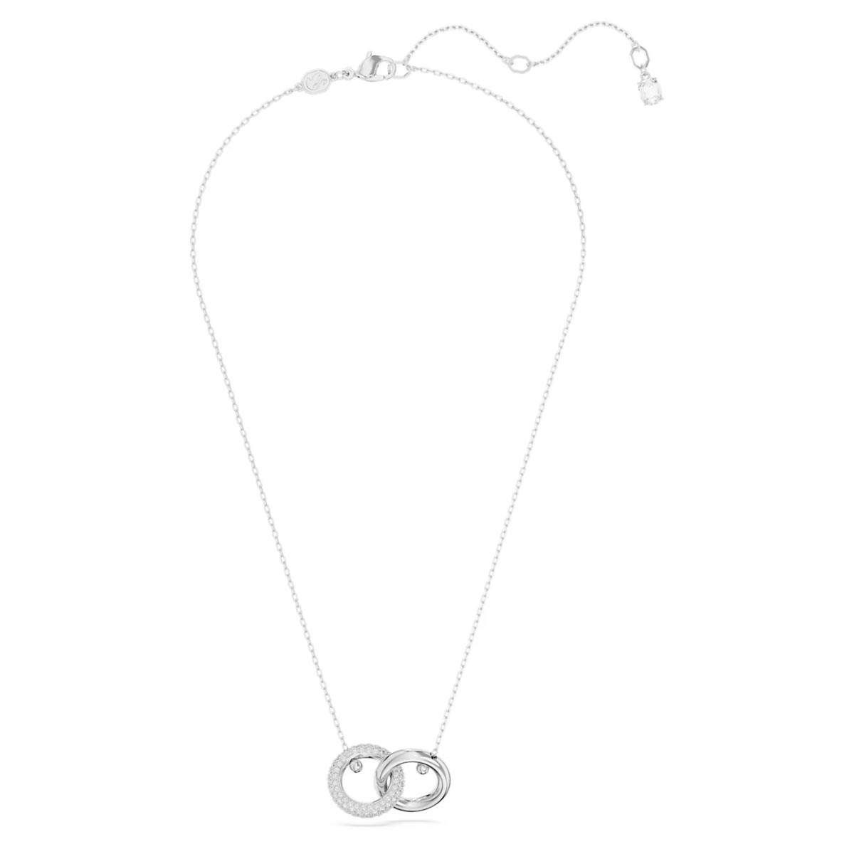 Swarovski double circle necklace deals