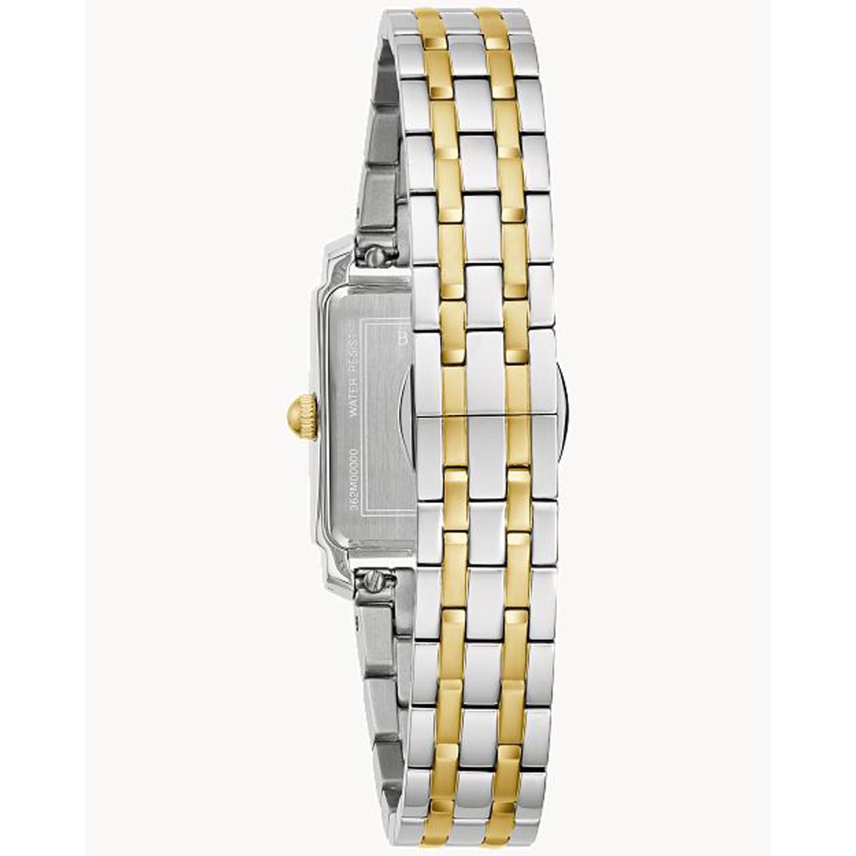 Bulova Sutton Womens Watch with Mother of Pearl Dial and Stainless Steel with Gold Tone Bracelet (quartz movement)
