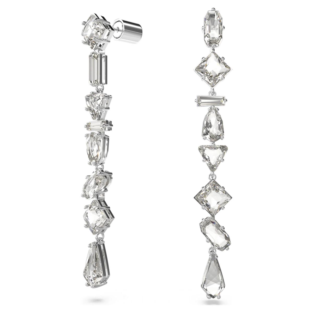 Swarovski Asymmetrical Mesmera Drop Earrings