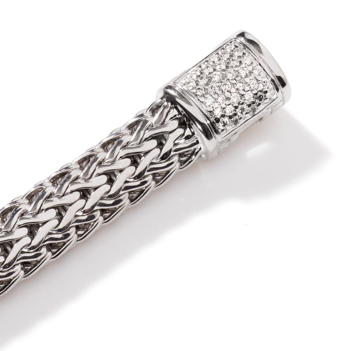 John Hardy Icon Bracelet with Diamonds in Sterling Silver (1/47ct tw)