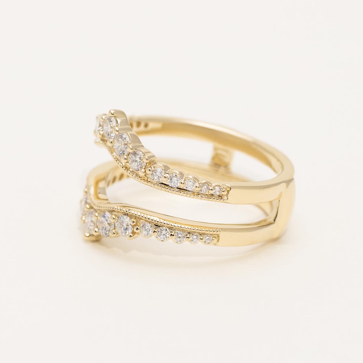 Diamond Wedding Ring Insert in 14kt Yellow Gold (3/4ct tw)