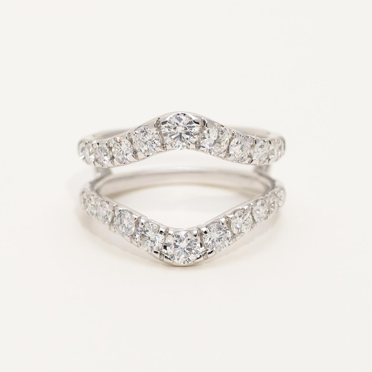 Diamond Curve Insert in 14kt White Gold (1 1/2ct tw)