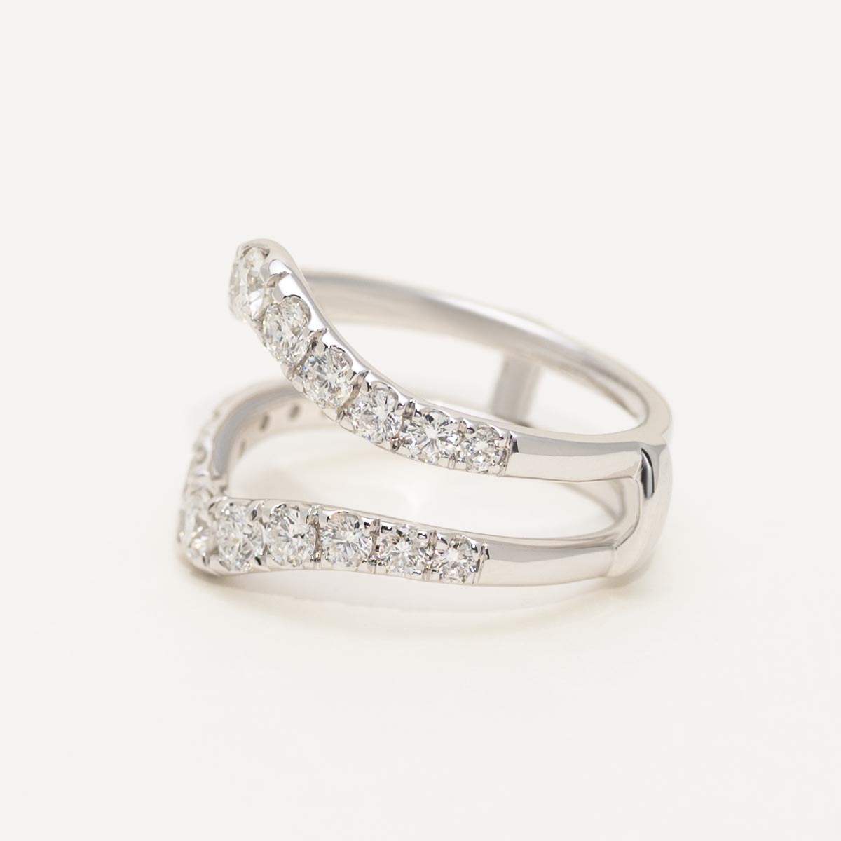 Diamond Curve Insert in 14kt White Gold (1 1/2ct tw)