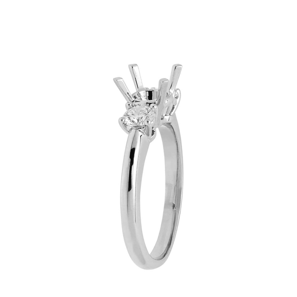 Diamond Engagement Ring Setting in Platinum (1/2ct tw)