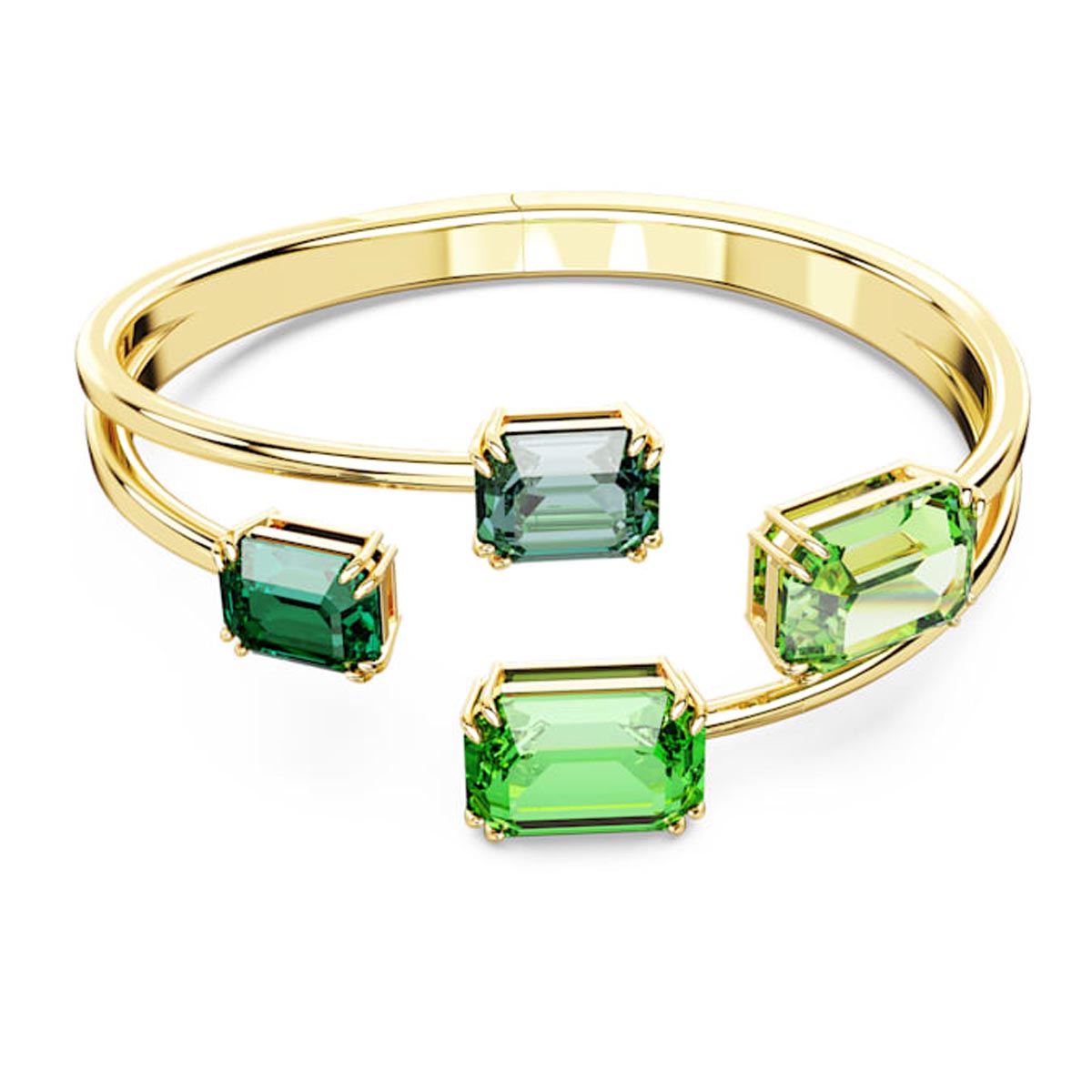 Swarovski Green Millenia Bangle Bracelet