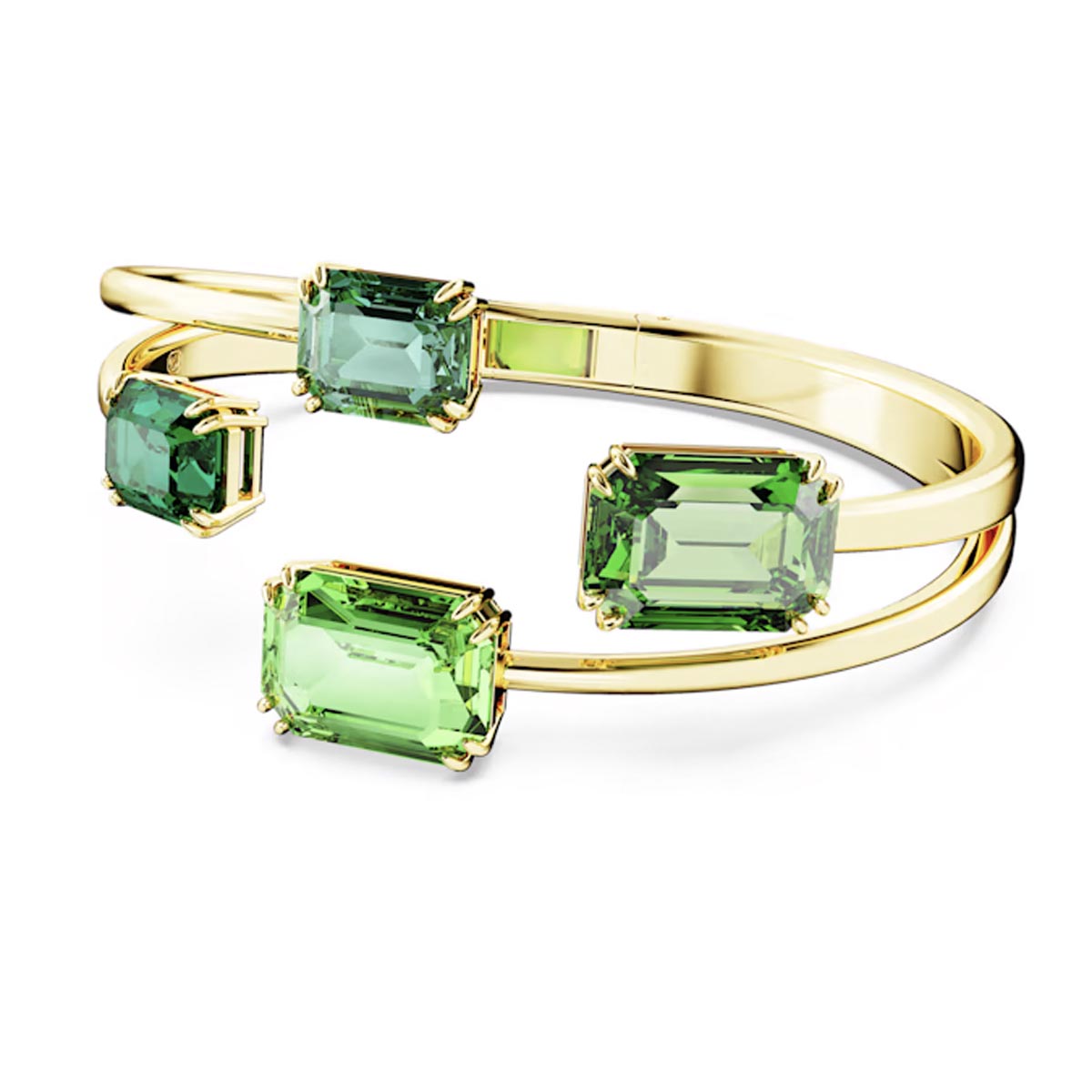 Swarovski Green Millenia Bangle Bracelet