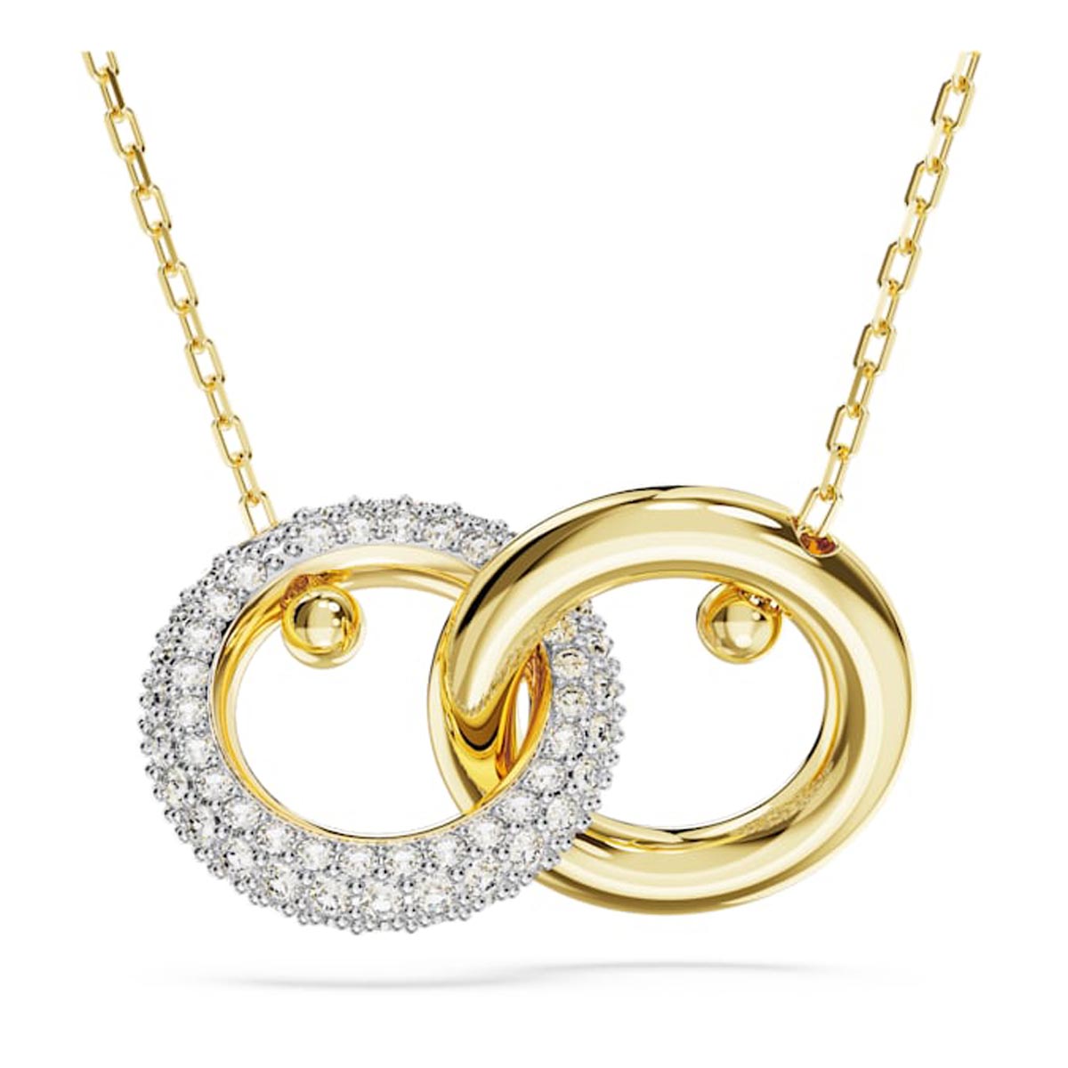 Swarovski Dextera Interlocking Circle Necklace