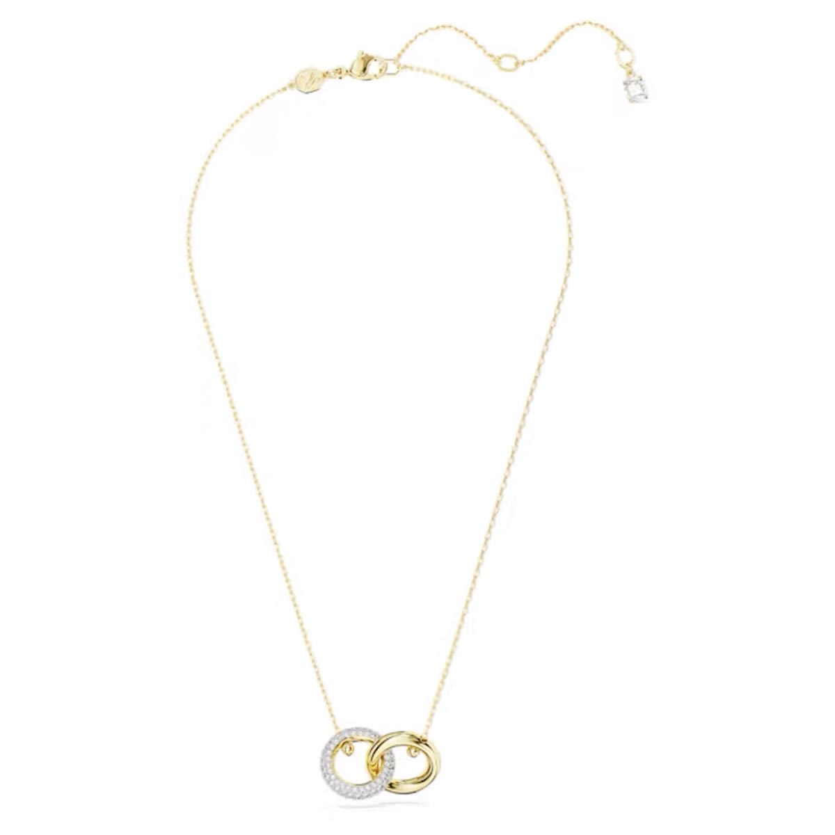 Swarovski Dextera Interlocking Circle Necklace