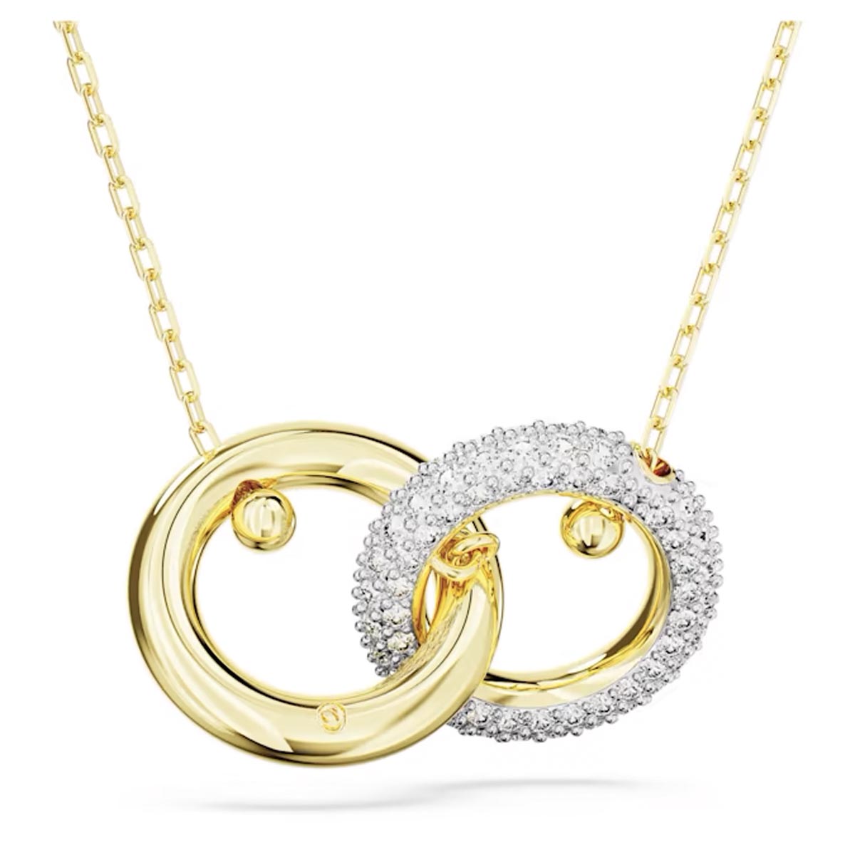 Swarovski Dextera Interlocking Circle Necklace