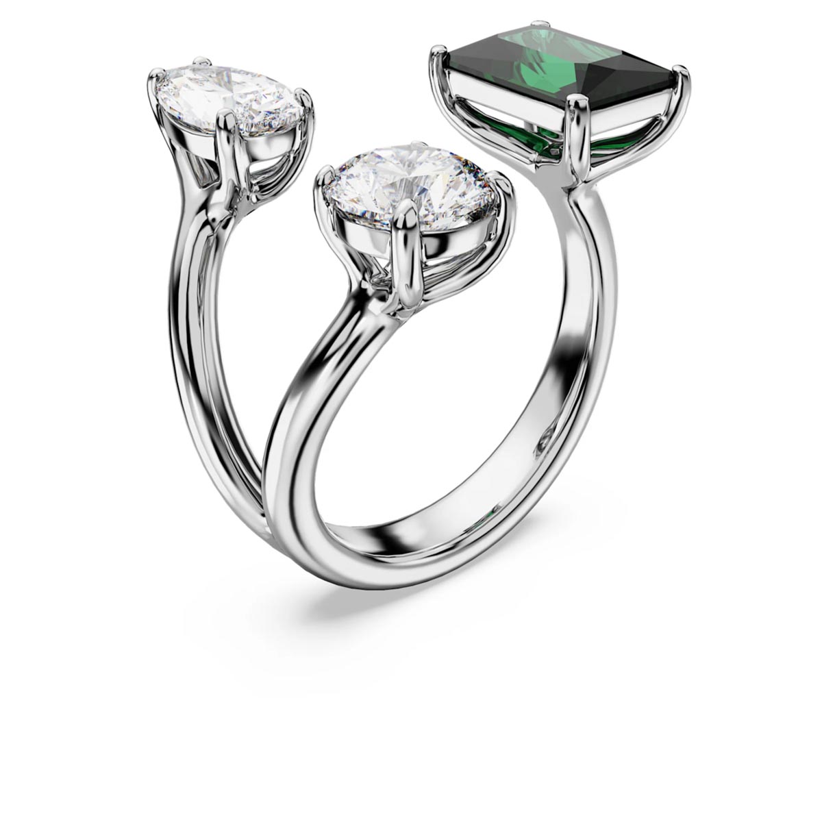 Swarovski Green Mesmera Open Ring (size 8)