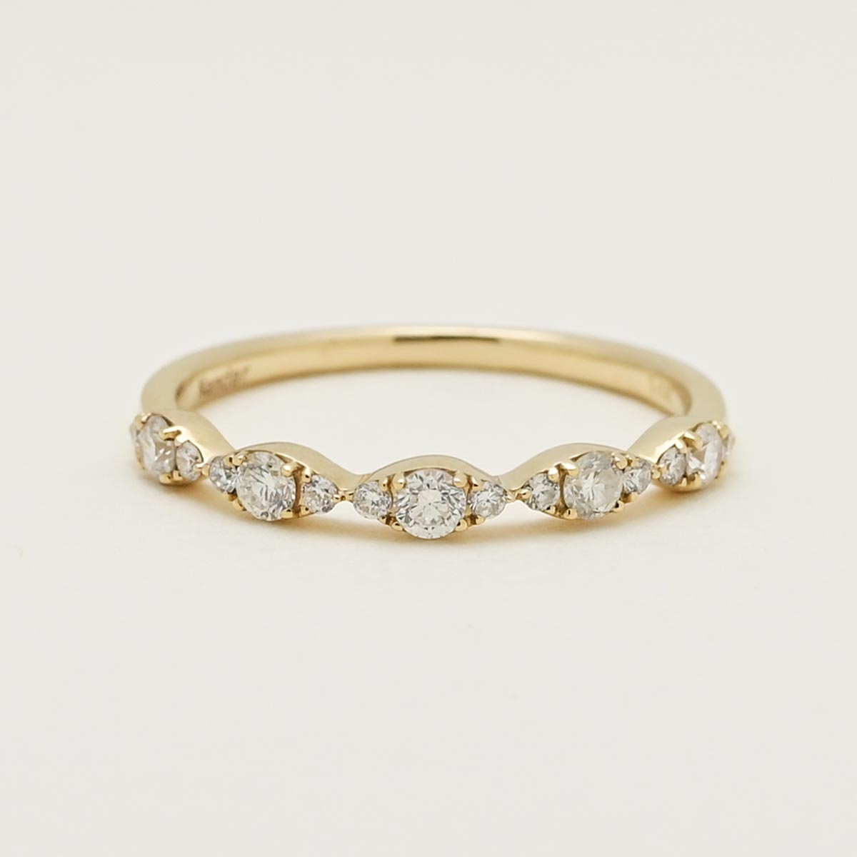 Petite Diamond Stackable Band in 14kt Yellow Gold (1/3ct tw)