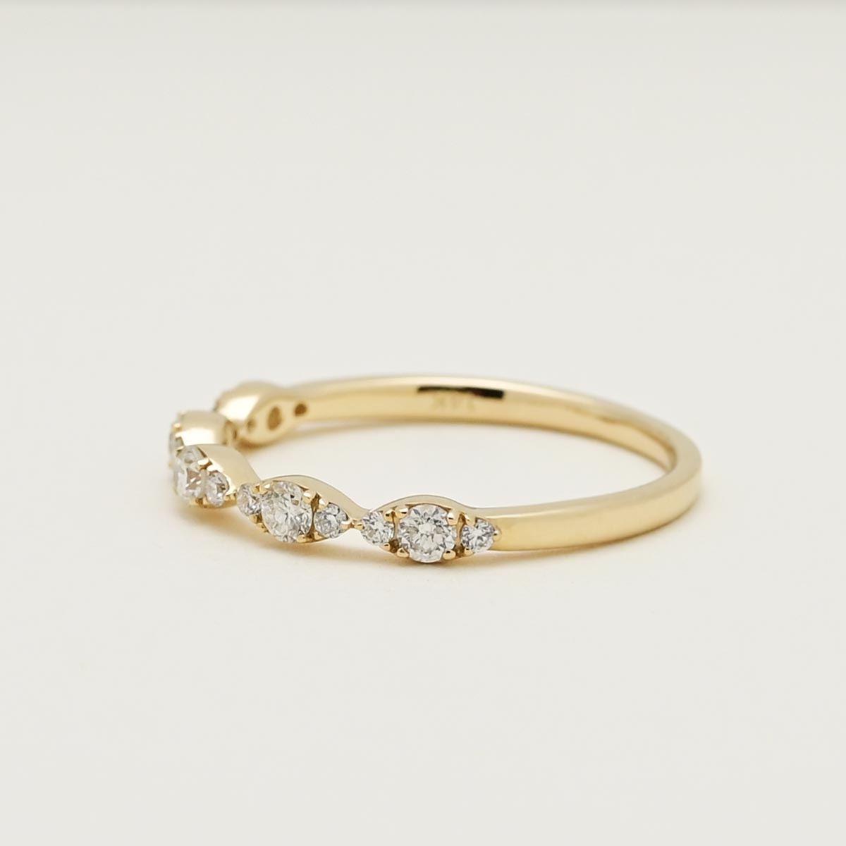 Petite Diamond Stackable Band in 14kt Yellow Gold (1/3ct tw)