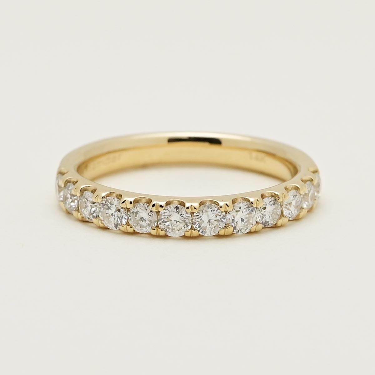 Petite Comfort Fit Diamond Band in 14kt Yellow Gold (3/4ct tw)