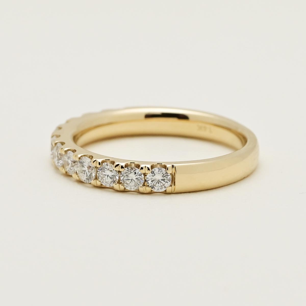 Petite Comfort Fit Diamond Band in 14kt Yellow Gold (3/4ct tw)