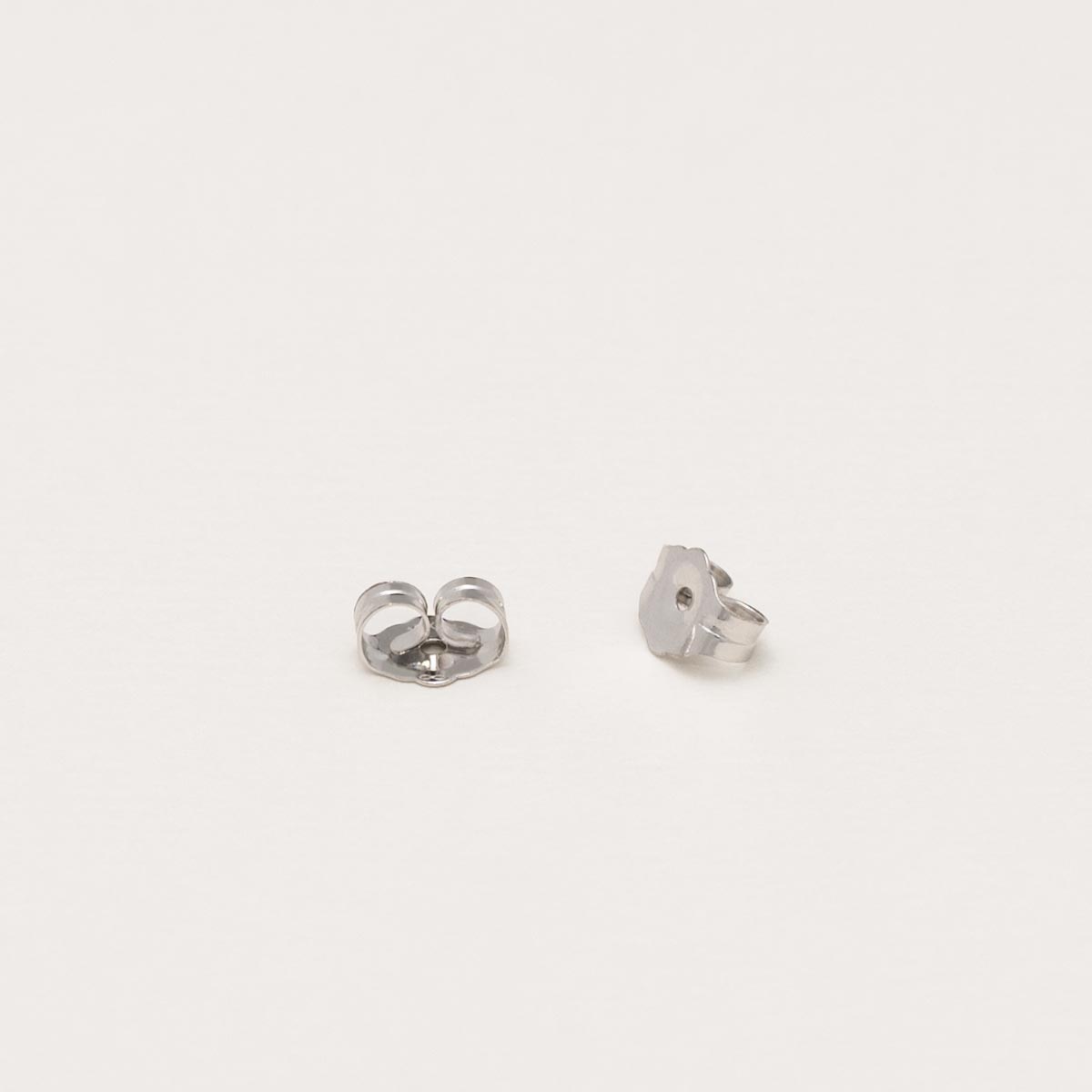 Diamond Petite Bezel Set Earrings in 10kt White Gold (1/10ct tw)