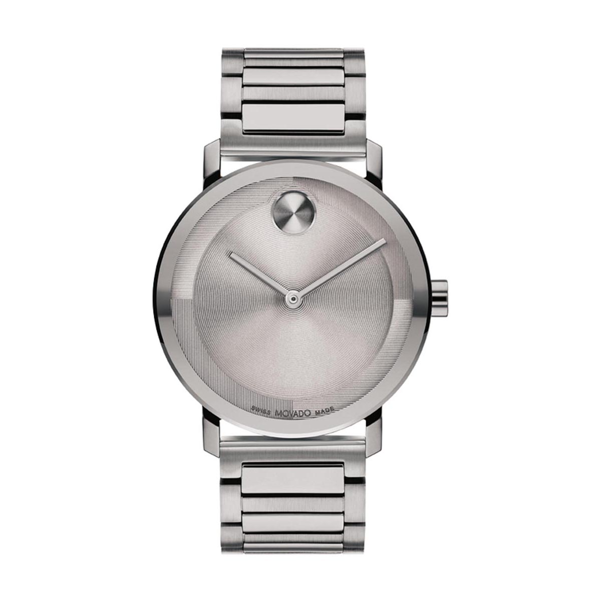 Movado Bold Evolution 2.0 Mens Watch with Gray Dial and Gray Ion Plated Bracelet (Swiss quartz movement)