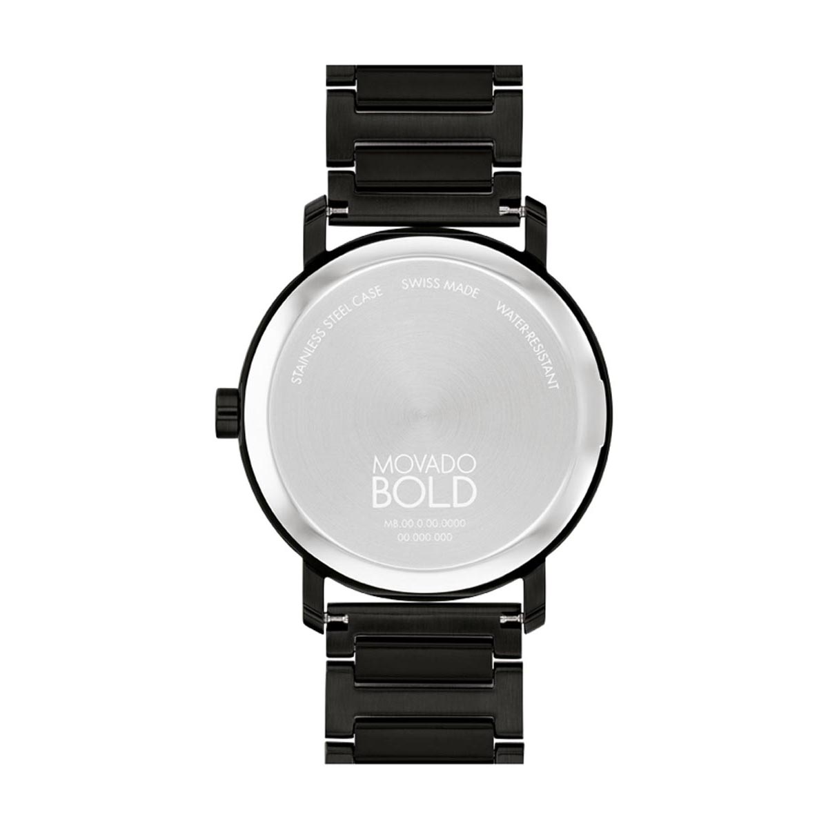 Movado Bold Evolution 2.0 Mens Watch with Black Dial and Black Ion Plated Bracelet (Swiss quartz movement)