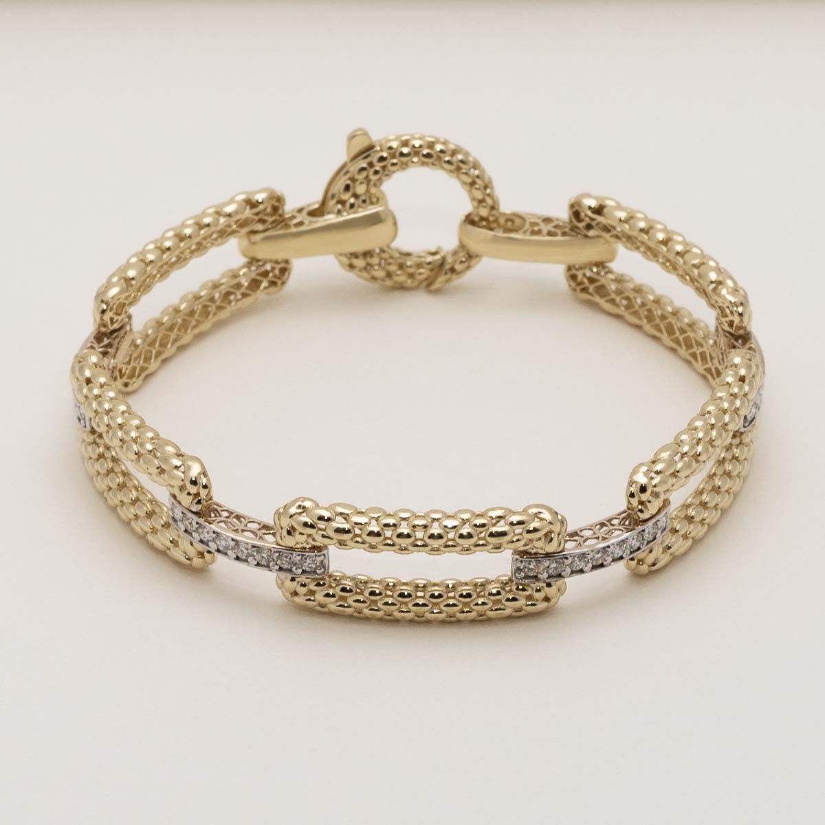 Diamond Link Bracelet in 14kt Yellow Gold (3/4ct tw)