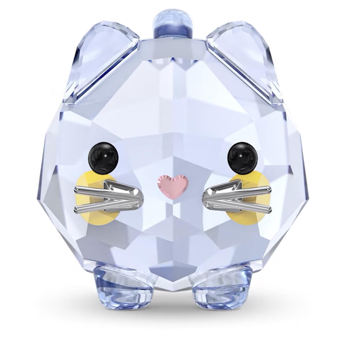 Swarovski Crystal Chubby Blue Cat