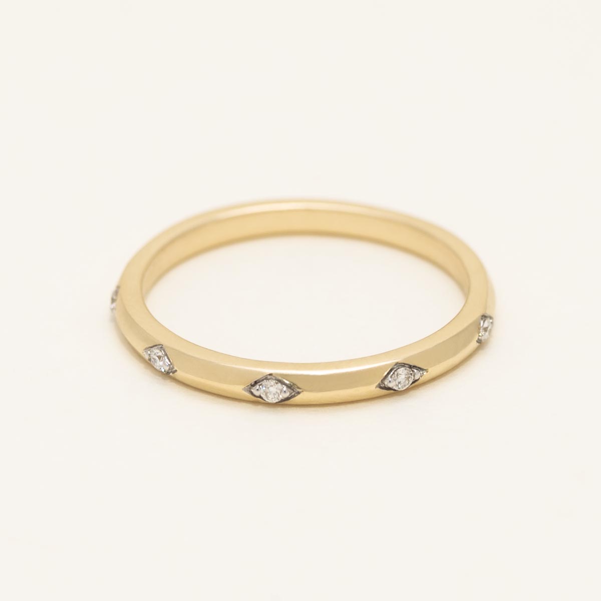 Diamond Band in 14kt Yellow Gold (1/20ct  tw)