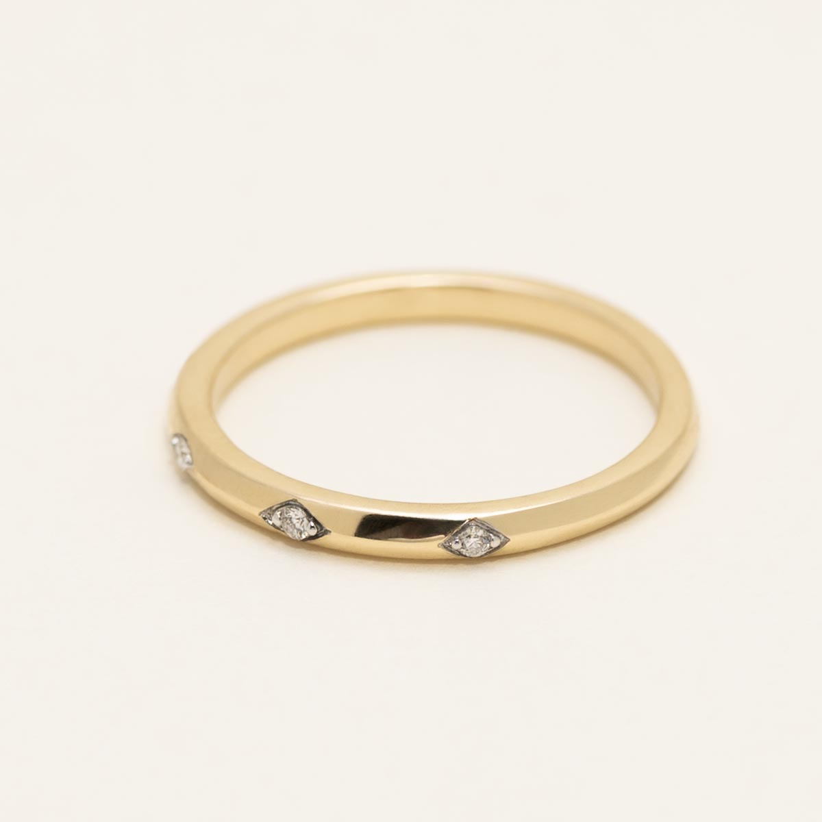 Diamond Band in 14kt Yellow Gold (1/20ct  tw)