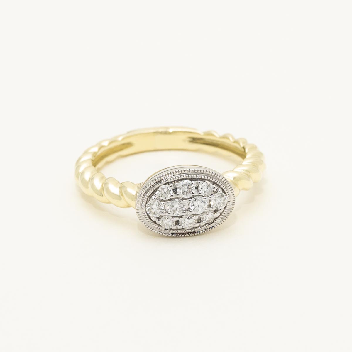 Dabakarov Diamond Fashion Ring in 14kt Yellow and White Gold (1/3ct tw)
