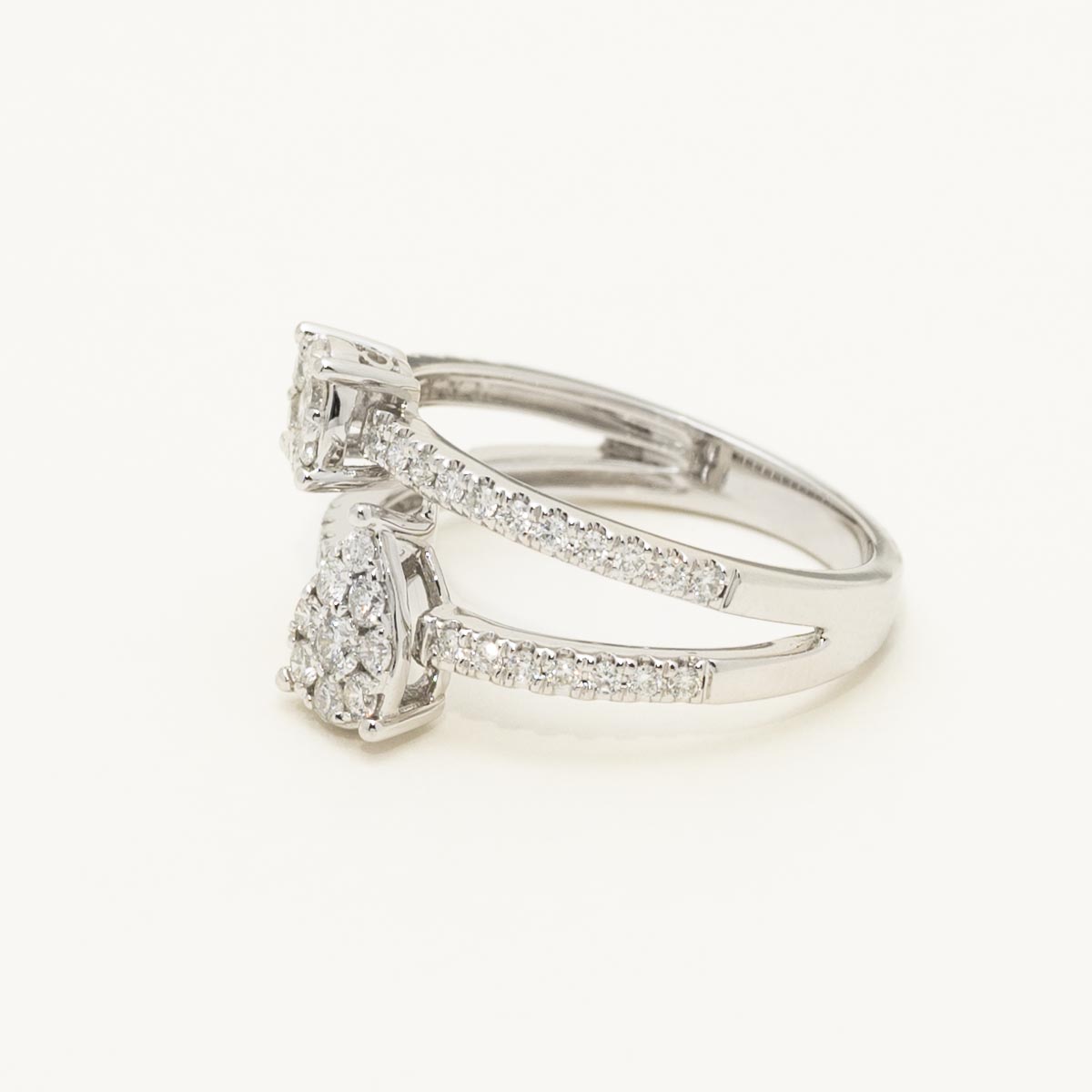 Dabakarov Diamond Multi Shape Fashion Ring in 14kt White Gold (5/8ct tw)