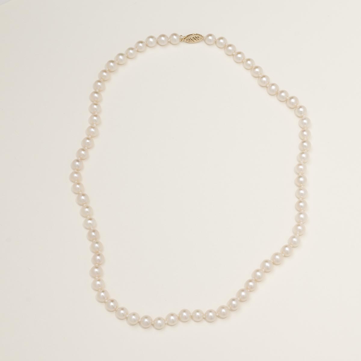 Mastoloni Cultured Freshwater Pearl Strand Necklace in 14kt Yellow Gold (6-6.5mm pearls)