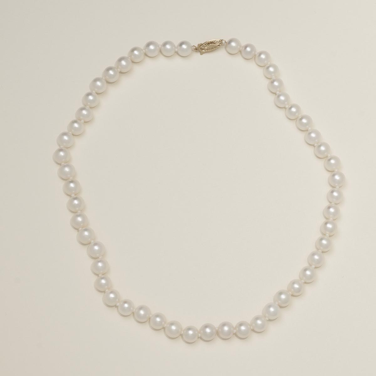 Mastoloni Cultured Freshwater Pearl Strand Necklace in 14kt Yellow Gold (8-8.5mm pearls)