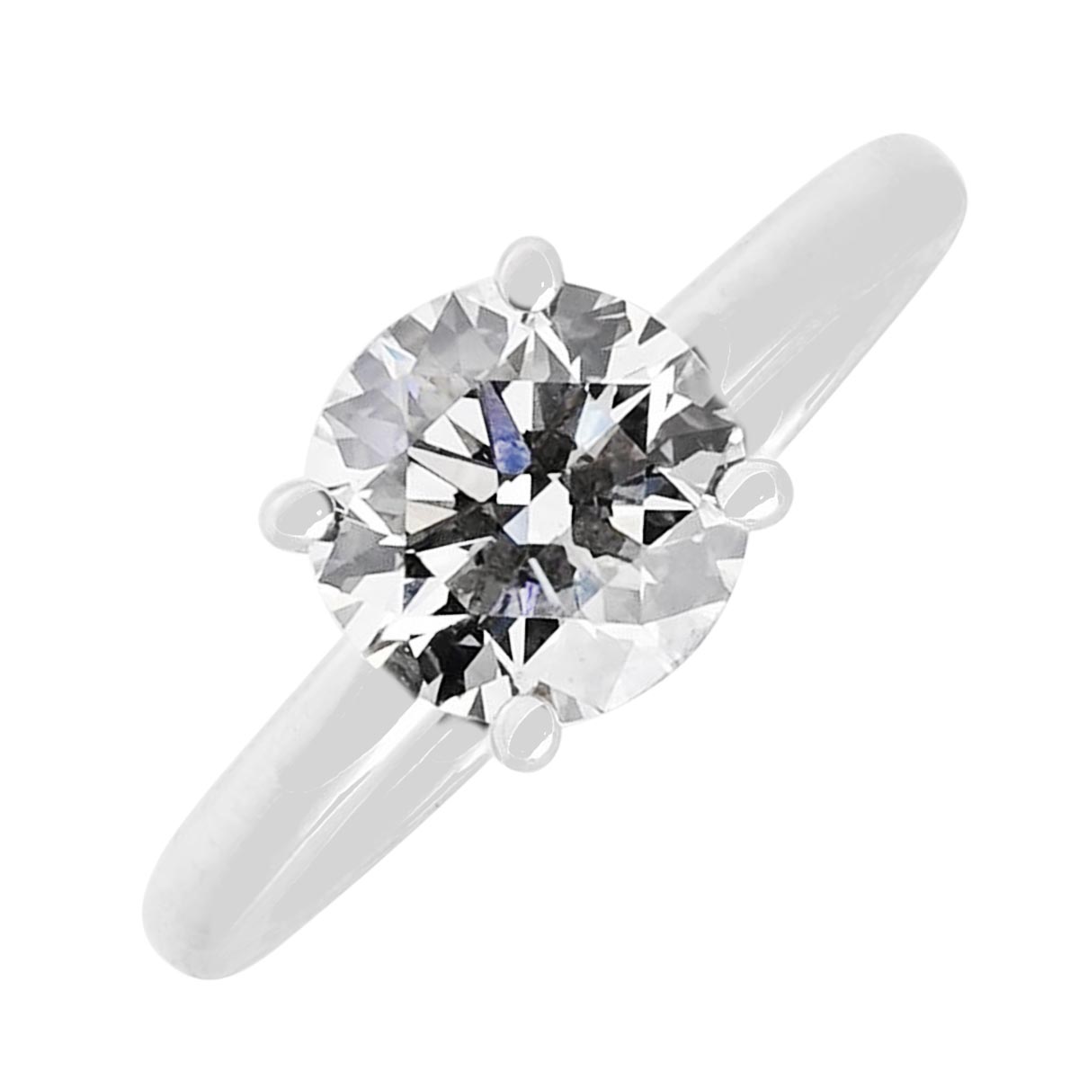 Lab Grown Diamond Solitaire Ring in 14kt White Gold (2ct tw)